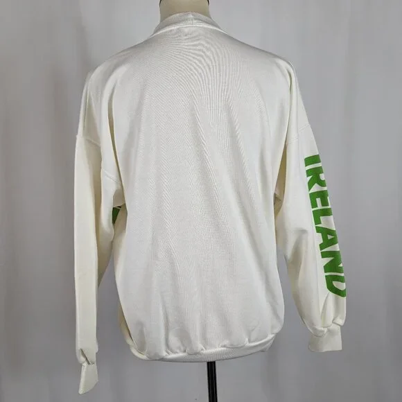 Blarney Woollen Mills Sweatshirt Sweater Ireland Striped Vintage Retro 80s 90s - Picture 2 of 10